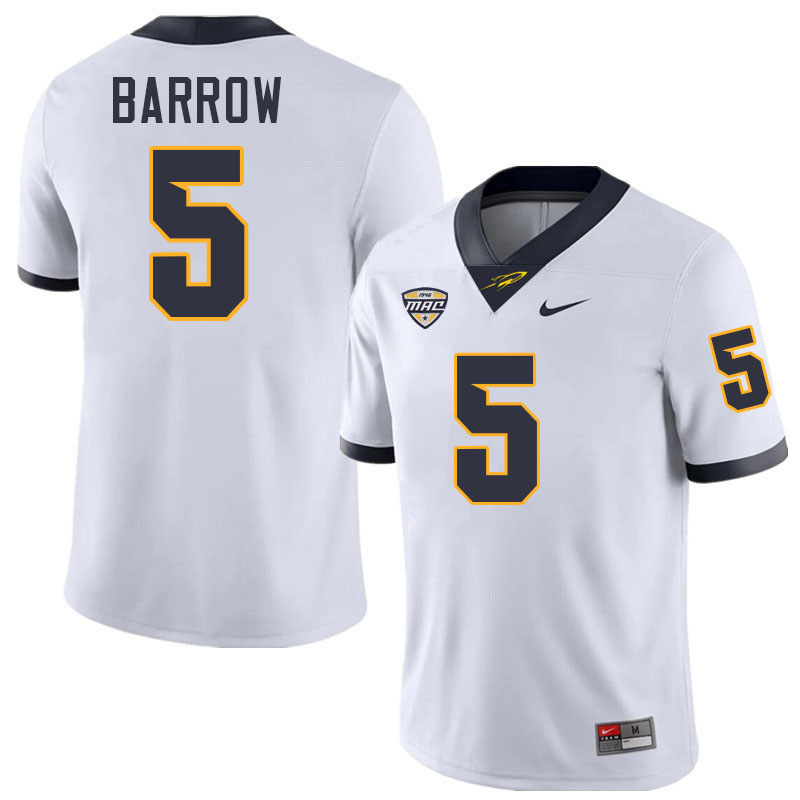 Jackson Barrow Toledo Jersey,Toledo Rockets #5 Jackson Barrow Jersey Youth College-White